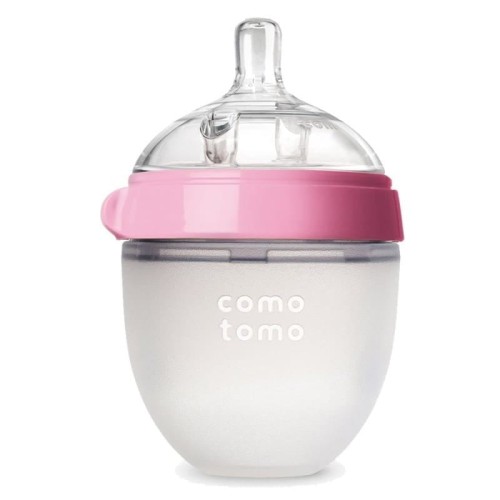 butelka Comotomo antykolkowa silikonowa 150ml pink newborn