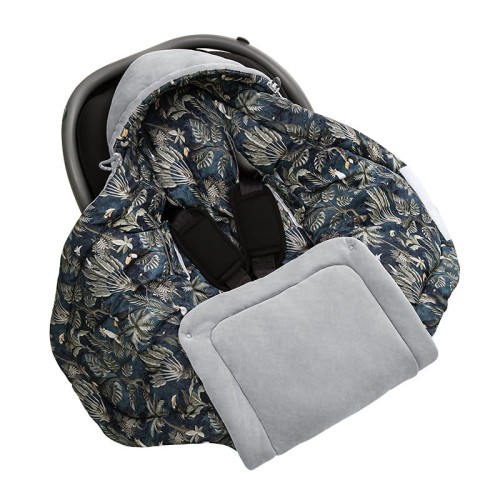 sleepee otulacz do fotelika magic jungle dark blue