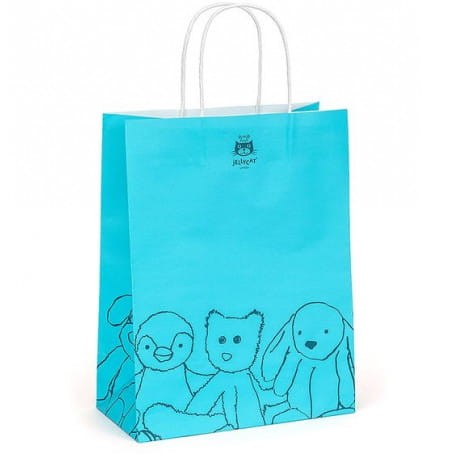 jellycat papierowa torebka na prezent zwierzątka