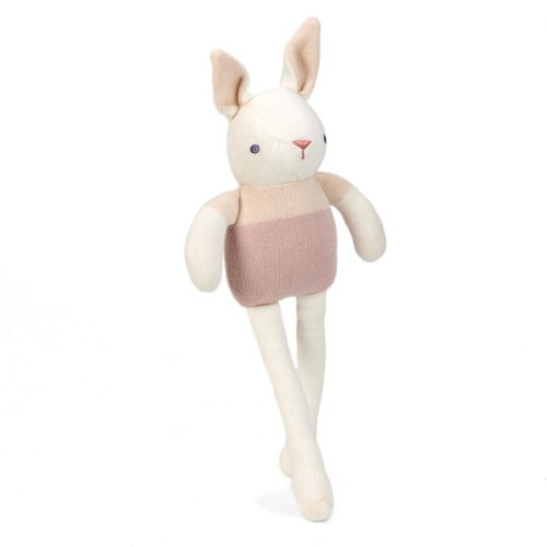 Przytulanka z bawełny organicznej GOTS Cream Bunny / ThreadBear