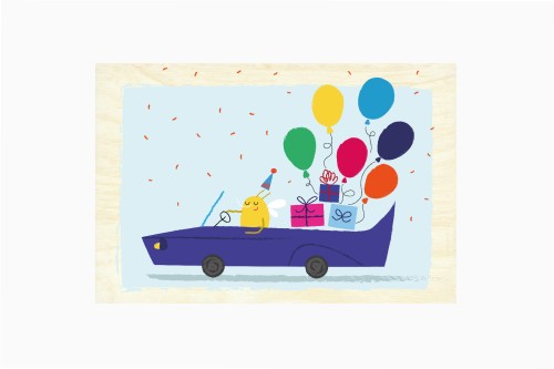 kartka urodzinowa balony milin