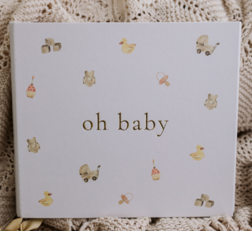 Pamiętnik dziecka Oh Baby  Newborn Kremowy / Mommy Planner