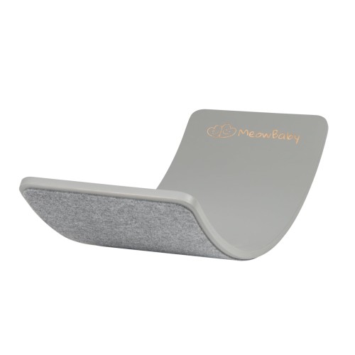 meowbaby deska do balansowania z filcem 80x30cm balance board szary