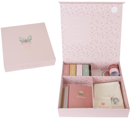 Memory box pudełko pamiątkowe dziecka Flowers & Butterflies  Little Dutch