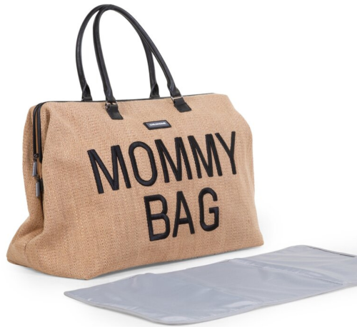 Torba Mommy Bag Raffia Look Childhome
