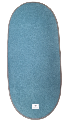 Wkładka antypotowa do gondoli z wełny merino błękitna Simple Wool