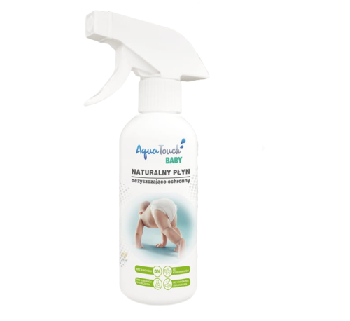 Naturalny płyn oczyszczająco-ochronny dla dzieci 250 ml AquaTouch Baby