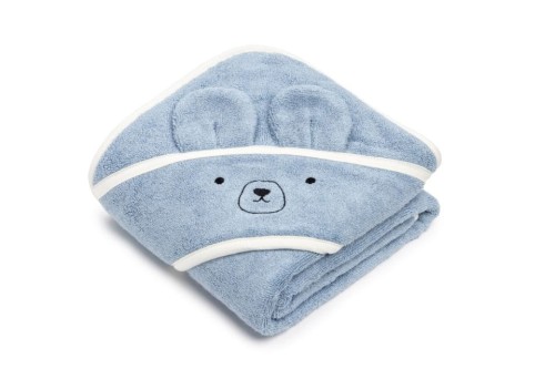 Ręcznik bambusowy 85x85 Bear Dusty Blue