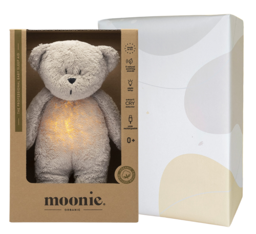 miś organic moonie grey na prezent