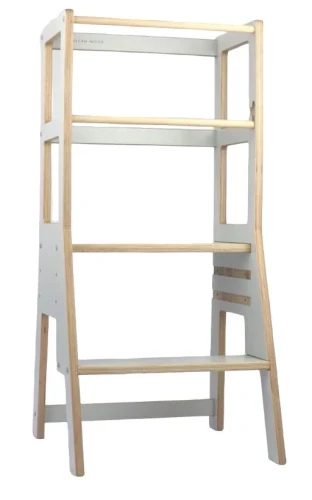 Kitchen Helper Delux Szary Mecan-Wood