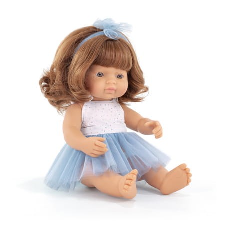 lalka dziewczynka europejka 38cm rudowlosa miniland my friends me
