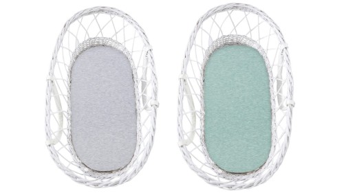 Prześcieradło do gondoli mięta szary Sleepee