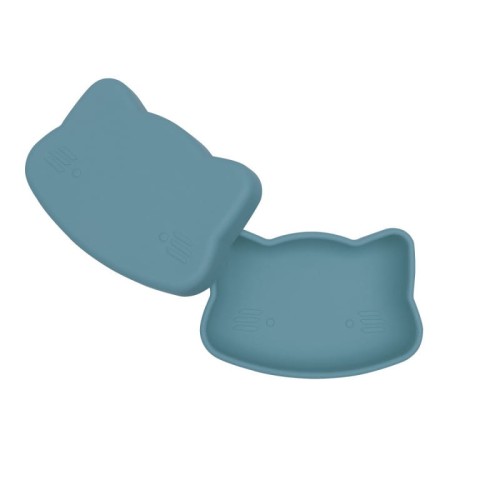 Zamykany silikonowy pojemnik Lunchbox Kotek Blue Dusk / We Might Be Tiny