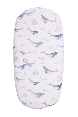 Prześcieradło do gondoli Wielorybi Świat- Beloff