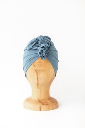 Turban bambusowy Light China Blue / Looks by Luks