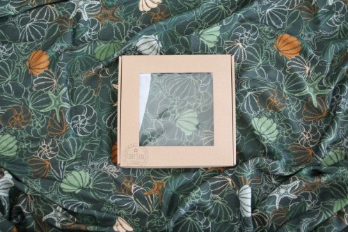 Otulacz bambusowy 110x110 Shells / Tiny Star 