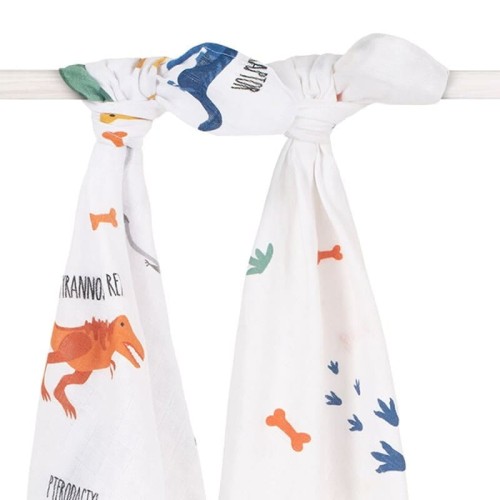 zestaw otulaczy niemowlęcych jollein wzór dinosaur