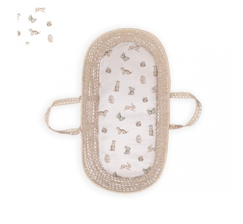 Bawełniane prześcieradło do gondoli Dreamland BabySteps