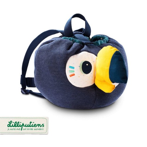Plecak - worek pluszowy Tukan Pablo / LILLIPUTIENS