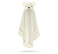 Ręcznik bambusowy z kapturkiem Miś ecri / BabySteps 
