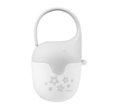 Pojemnik na smoczek słonik szary