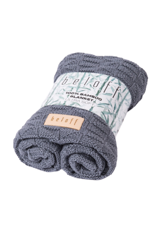 Kocyk bambusowy Strong Grey Beloff