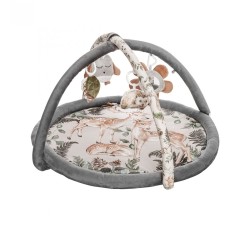 Mata edukacyjna z pałąkami Animals Garden BabySteps