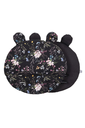 Poduszka miś z otworami na pasy Kwiaty Leśne z lnem/ Beloff 