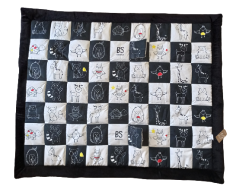 Mata kontrastowa Baby Steps