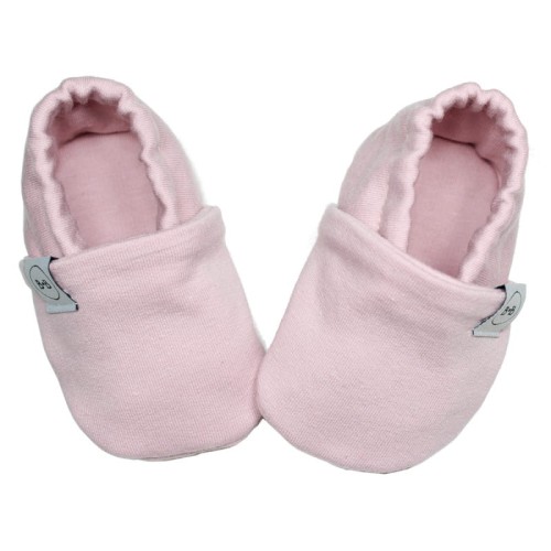 Kapcie dla niemowlaka pudrowy róż 