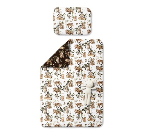 Pościel dla dzieci dwustronna Happy Bear / BabySteps 