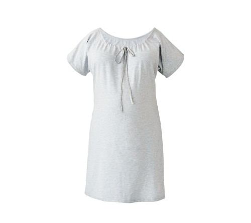 Koszula nocna ciążowa Dresowa Szara / Lullalove