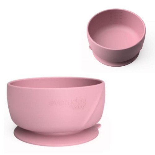 Silikonowa miseczka Różany róż / Everyday Baby 