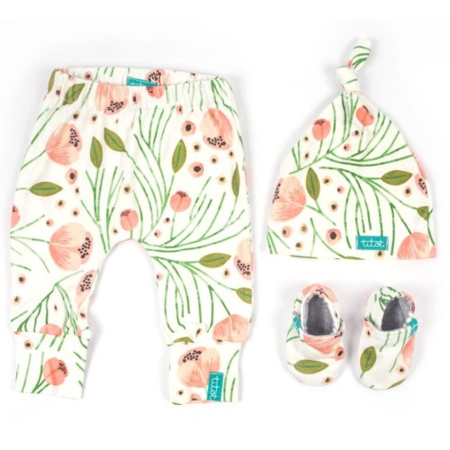 Zestaw ubranek dla noworodka 1-3m Peony TITOT