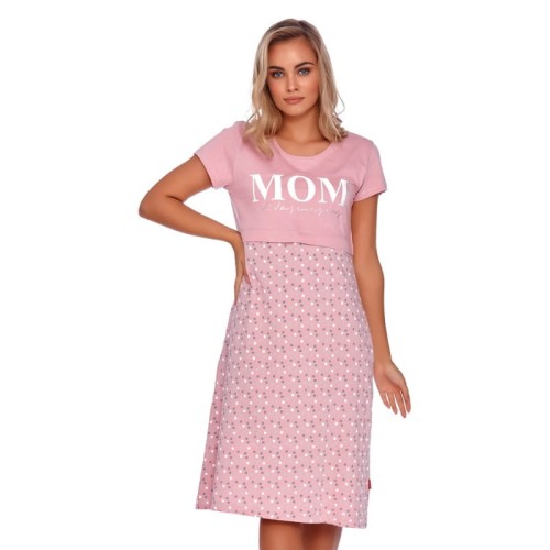 Koszulka Mom do karmienia Różowa / Doctor Nap