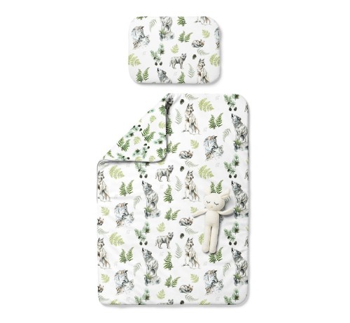Pościel dla dzieci dwustronna Wolf 135*100  BabySteps