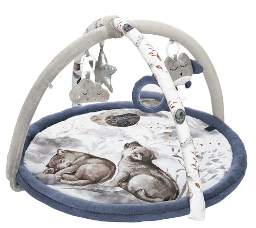 mata edukacyjna  z pałakami wolf moonlight baby steps