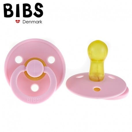 Smoczek uspokajający kauczuk Hevea BABY PINK M / BIBS 
