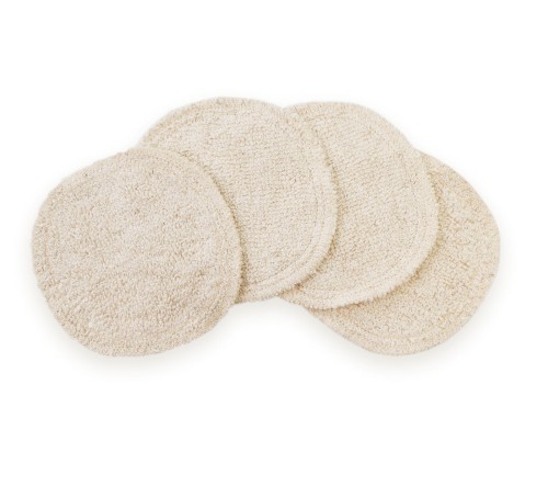 Wielorazowe płatki do demakijażu len z bambusem / Lullalove