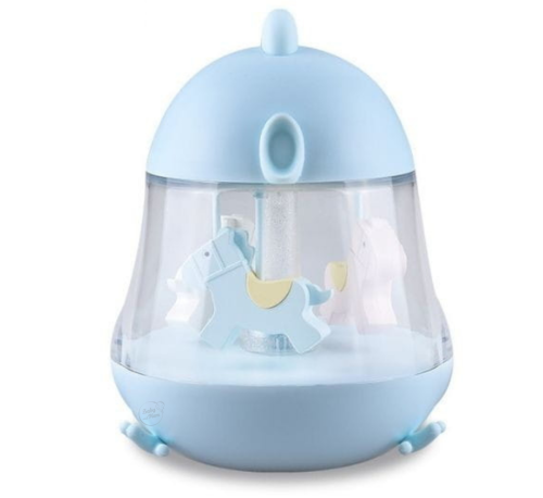 Lampka nocna z pozytywką Kurczaczek niebieska/ Rabbit&Friends