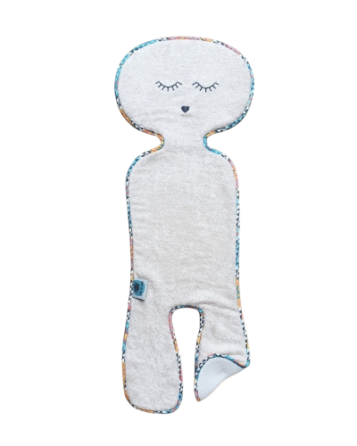 pink no more wkładka bambusowa do fotelika ecru ethnic