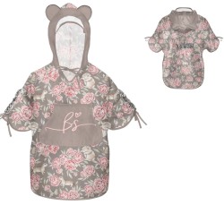 Poncho płaszczyk przeciwdeszczowy Peony Dreamland / BabySteps