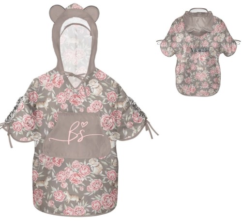 poncho przeciwdeszczowe babysteps peony