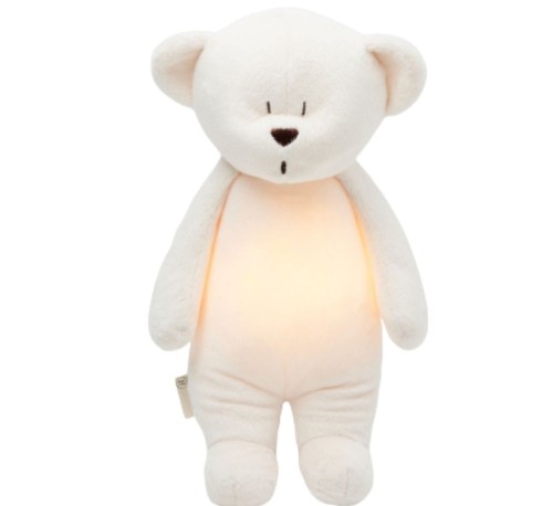 MOONIE 2.0 CREAM Szumiący Miś z lampką nocną