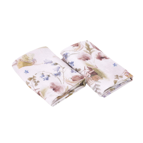 Pieluszki bambusowe 2 szt Fairies / Makaszka