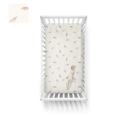 Bawełniane prześcieradło do łóżeczka Boho 60x120 / BabySteps