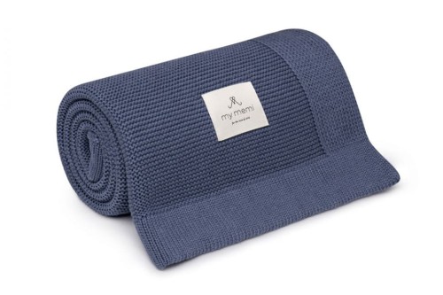 Bambusowy kocyk 80x100 denim My Memi