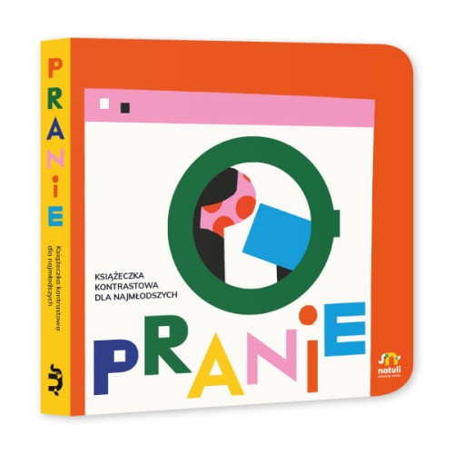 Pranie Książeczka kontrastowa dla dzieci / Natuli