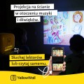 projektor dla dzieci yellowwall