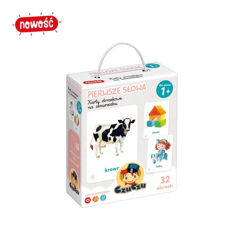 CzuCzu Karty obrazkowe na sznurku Pierwsze słowa